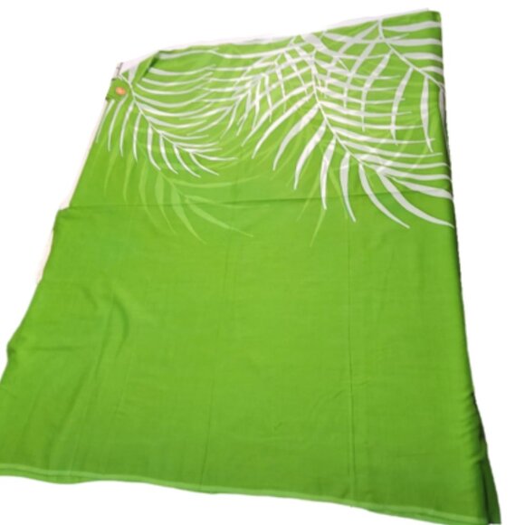 Cover Up Handpainted Cover-up, Halter Strapless Wrap Dress Cotton Batik Coverups - Picture 5 of 10